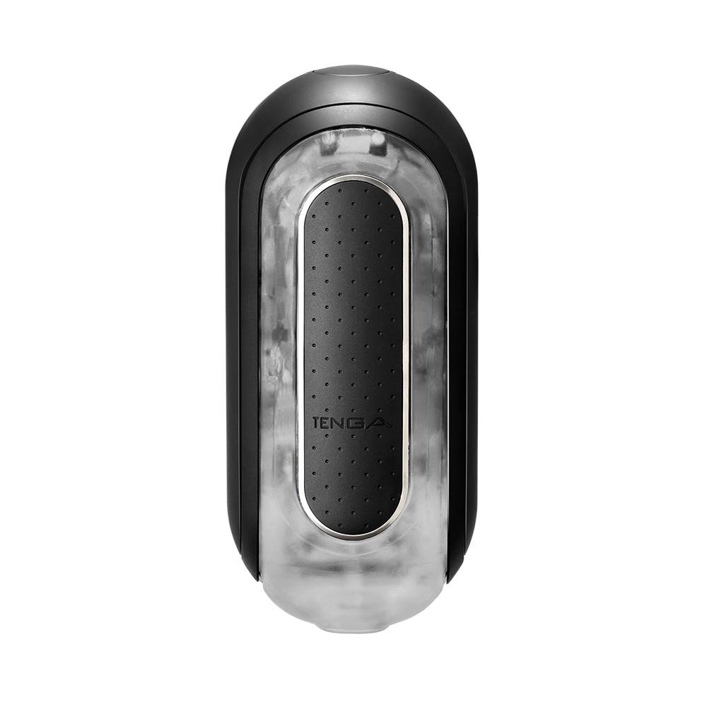 af885-bulk-1 AF885 Flip 0-Zero Electronic Vibration Stroker- Black