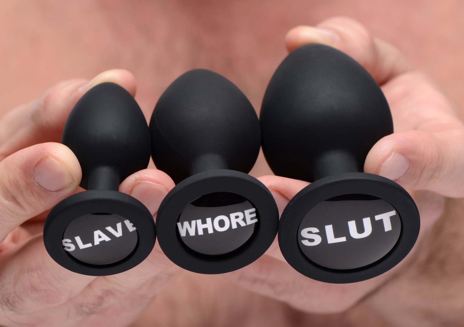 af929-male-model-003 AF929 Dirty Words Anal Plug Set