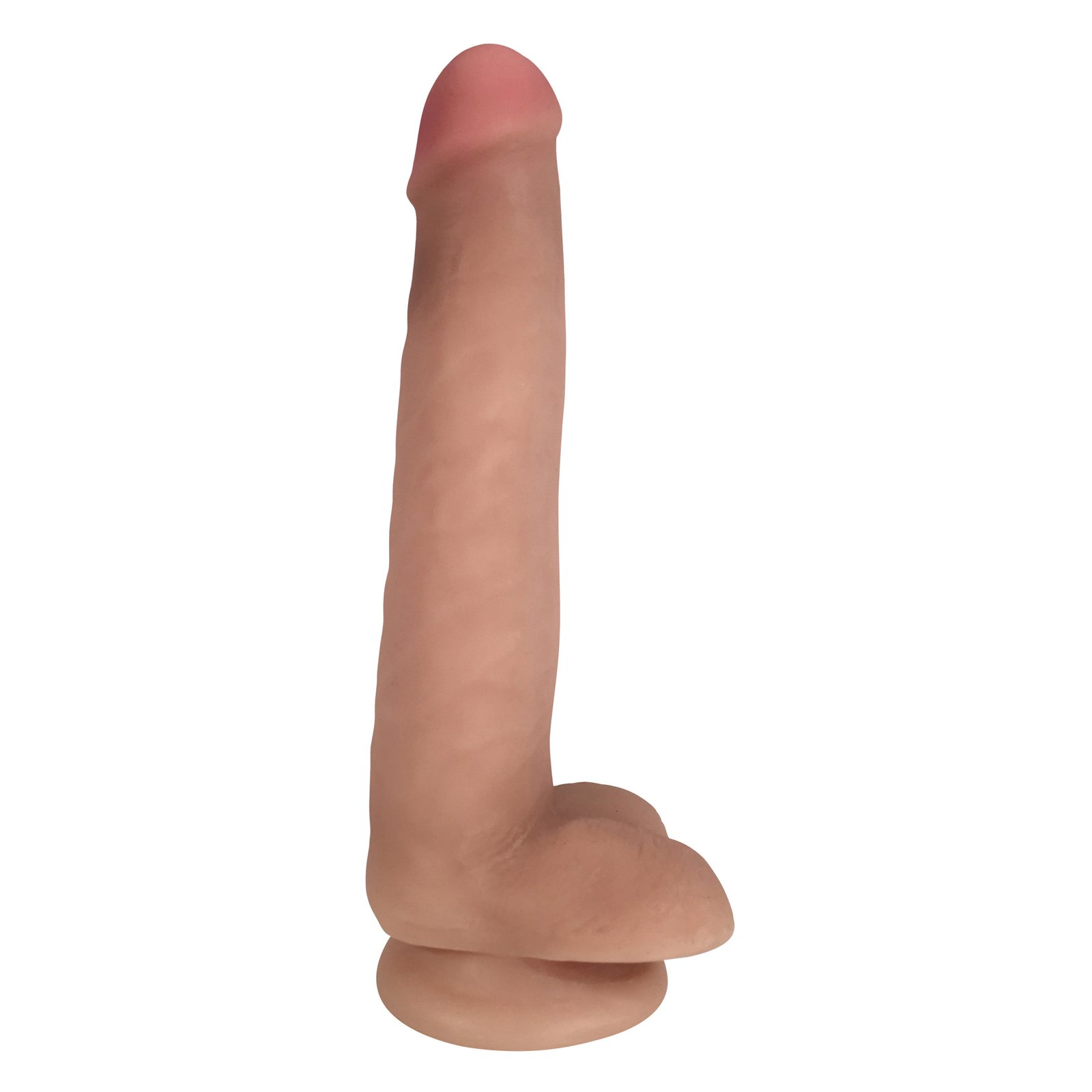 af966-flesh-bulk CN-18-0916-10 Easy Riders 8 Inch Dual Density Dildo With Balls - Flesh