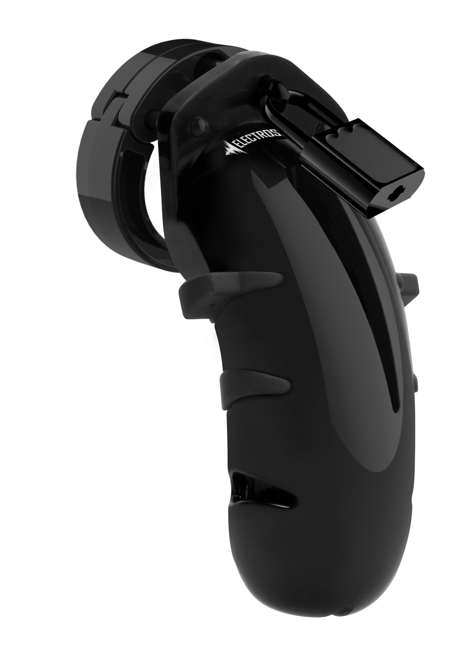 ag107-35 AG107 Chastity Cock Cage E-Stimulation