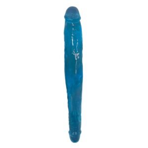 DG-14-0523-46 Lollicock Sweet Slim Stick Double Dildo - Blue