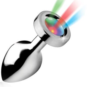 AG173-Medium Light Up Anal Plug - Medium