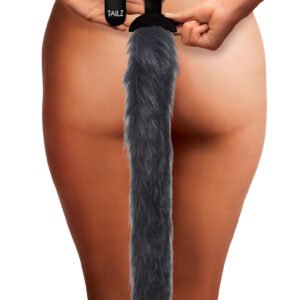 AG187 Remote Control Vibrating Fox Tail Anal Plug