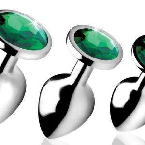 AG190 Emerald Gem Anal Plug Set