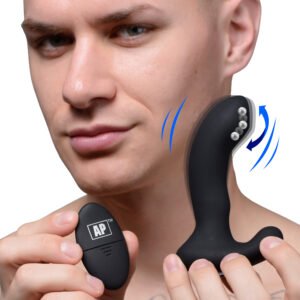 AG268 10X P-Massage Silicone Prostate Stimulator with Stroking Bead