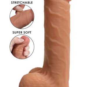 CN-18-0923-10 Easy Riders Dual Density Silicone Dildo - 7 Inch