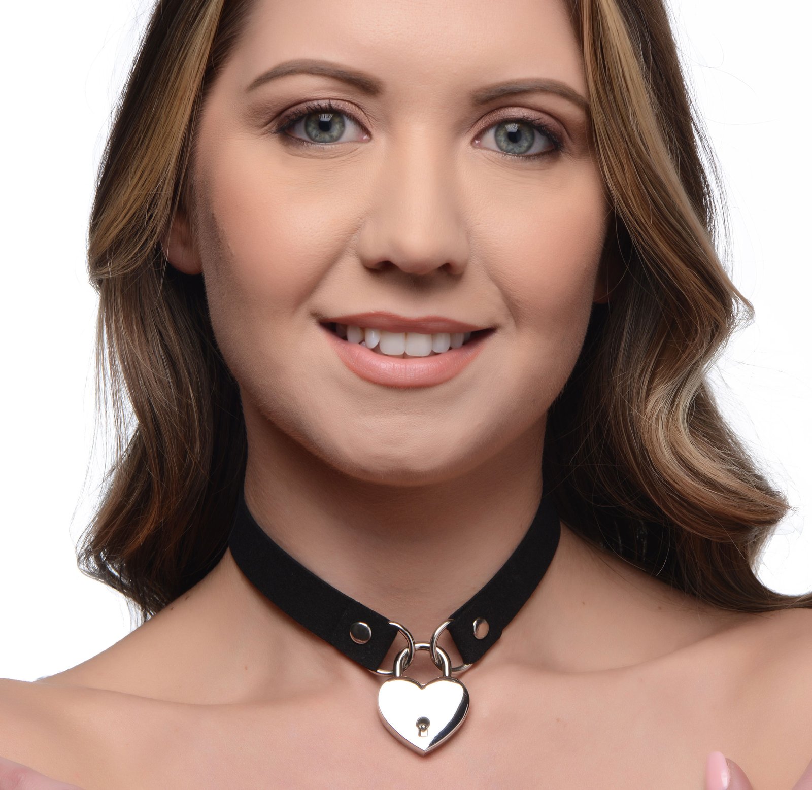 ag418-2-female-model-001a AG418 Lock-It Heart Choker