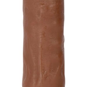 CN-09-0635-12 Jock Dark Bareskin Vibrating Dildo - 7 Inch