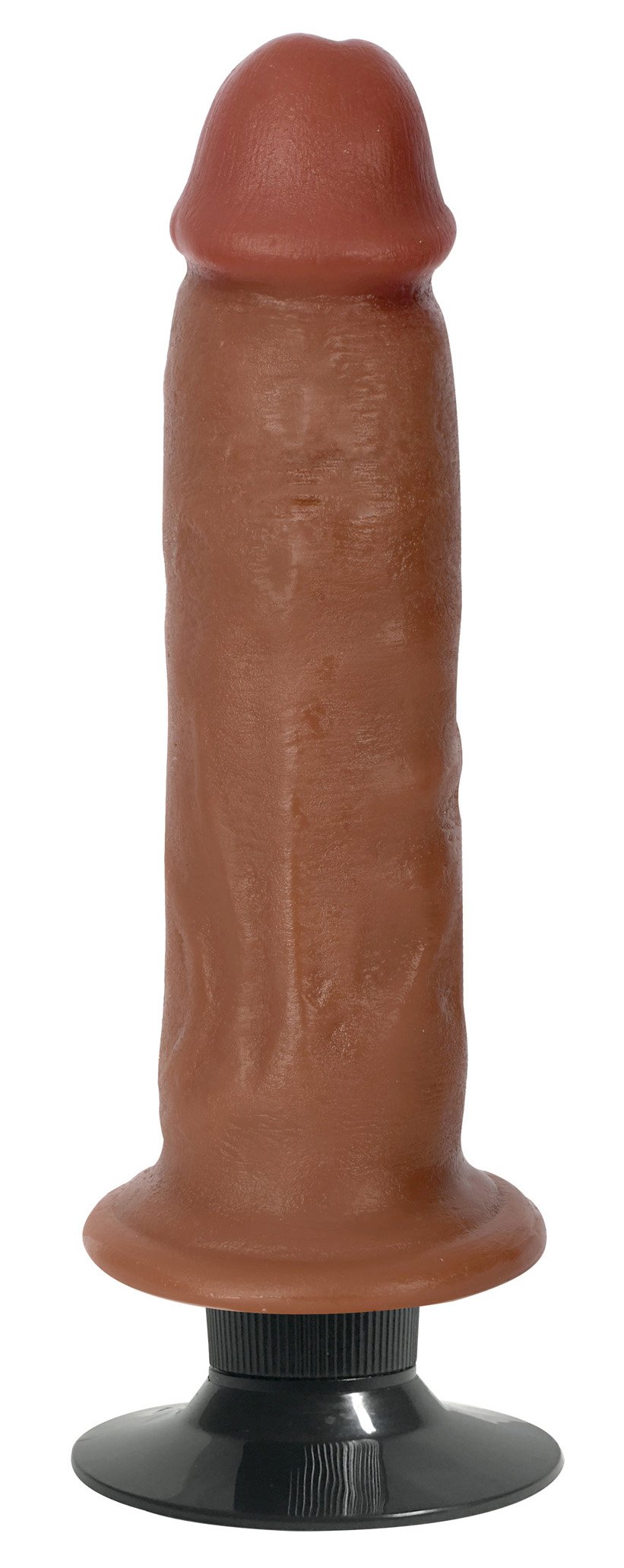 NewVT-01-07JockFlyer_B CN-09-0635-12 Jock Dark Bareskin Vibrating Dildo - 7 Inch