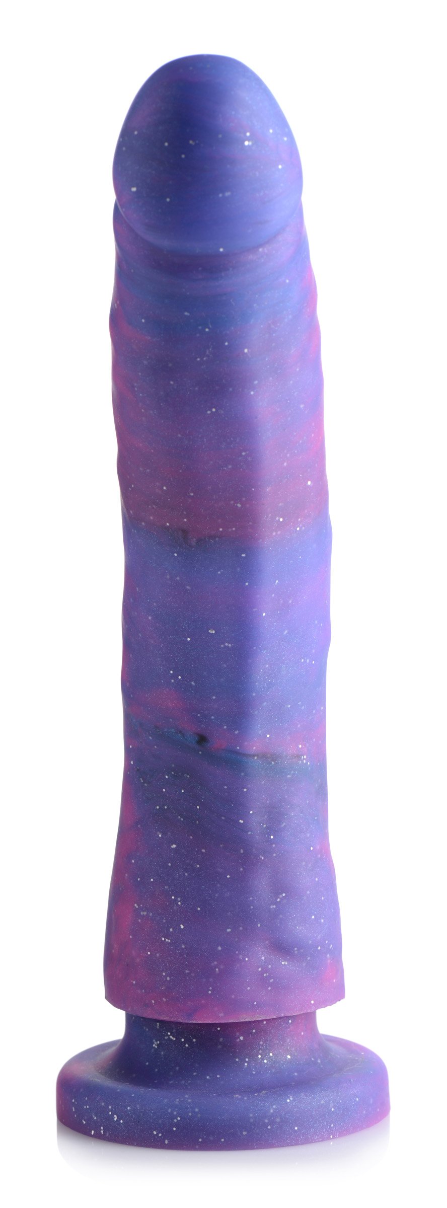 ag592-004 AG592 Magic Stick Glitter Silicone Dildo - 8 Inch