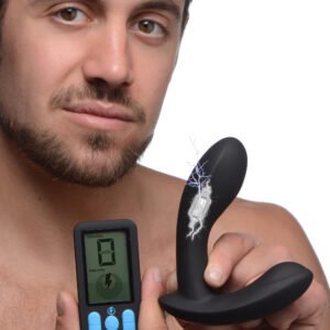 AG663 E-Stim Pro Silicone Vibrating Prostate Massager with Remote Control