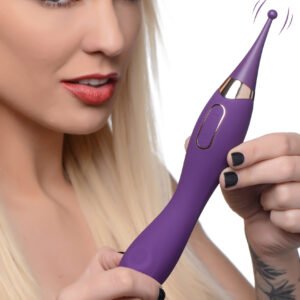 AG690 Pulsing G-spot Pinpoint Silicone Vibrator with Attachments