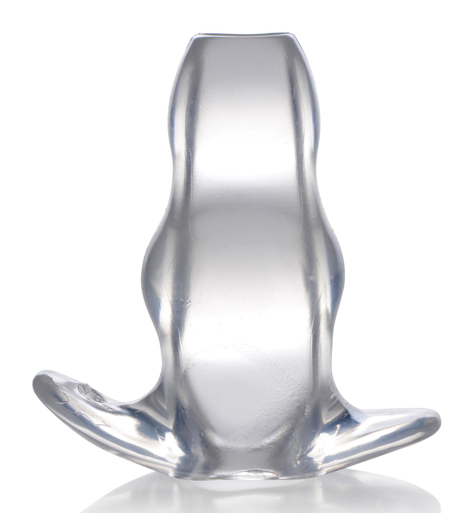 ag732-med-001b AG732-Med Clear View Hollow Anal Plug - Medium