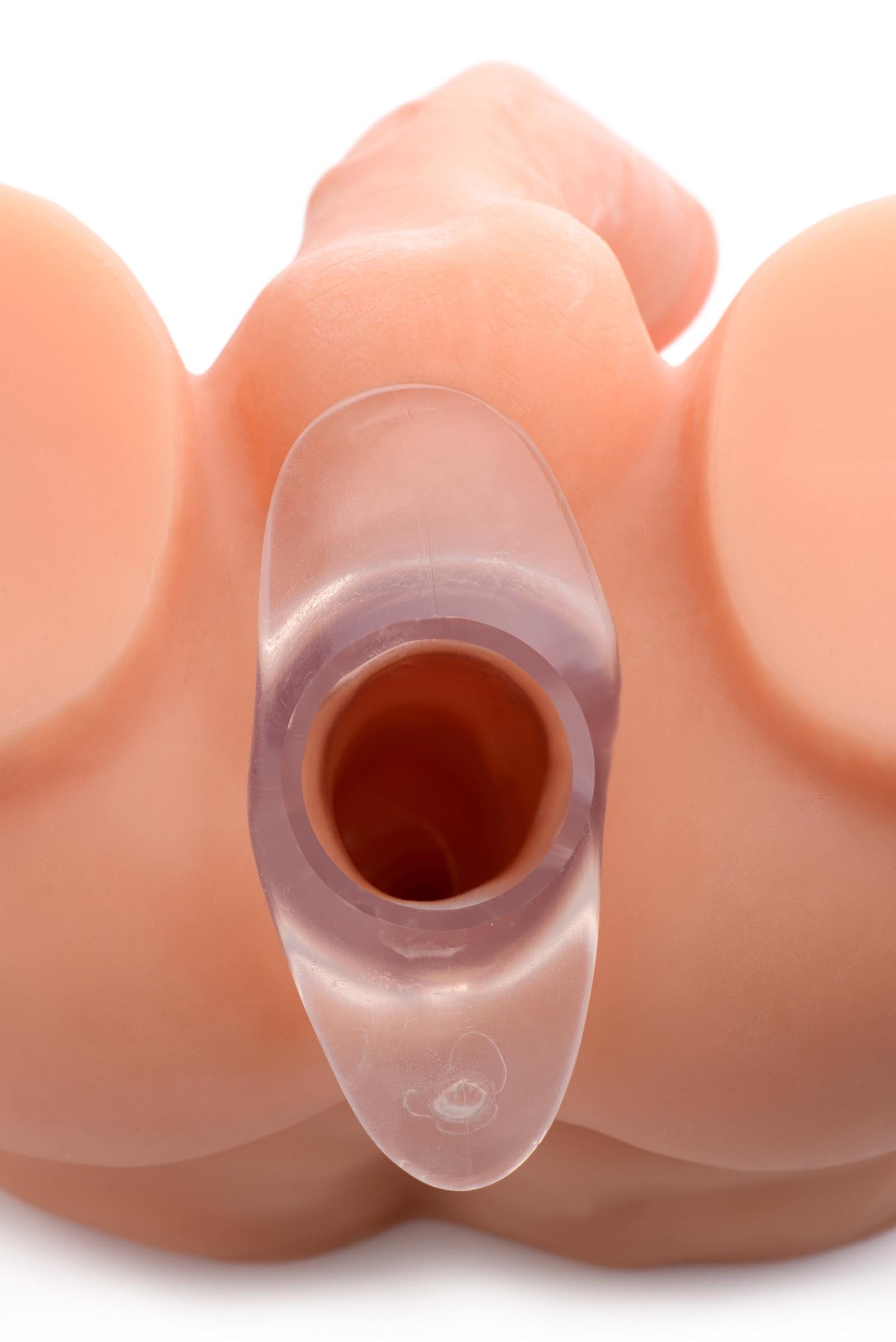 ag732-xl-005b AG732-XL Clear View Hollow Anal Plug - XL
