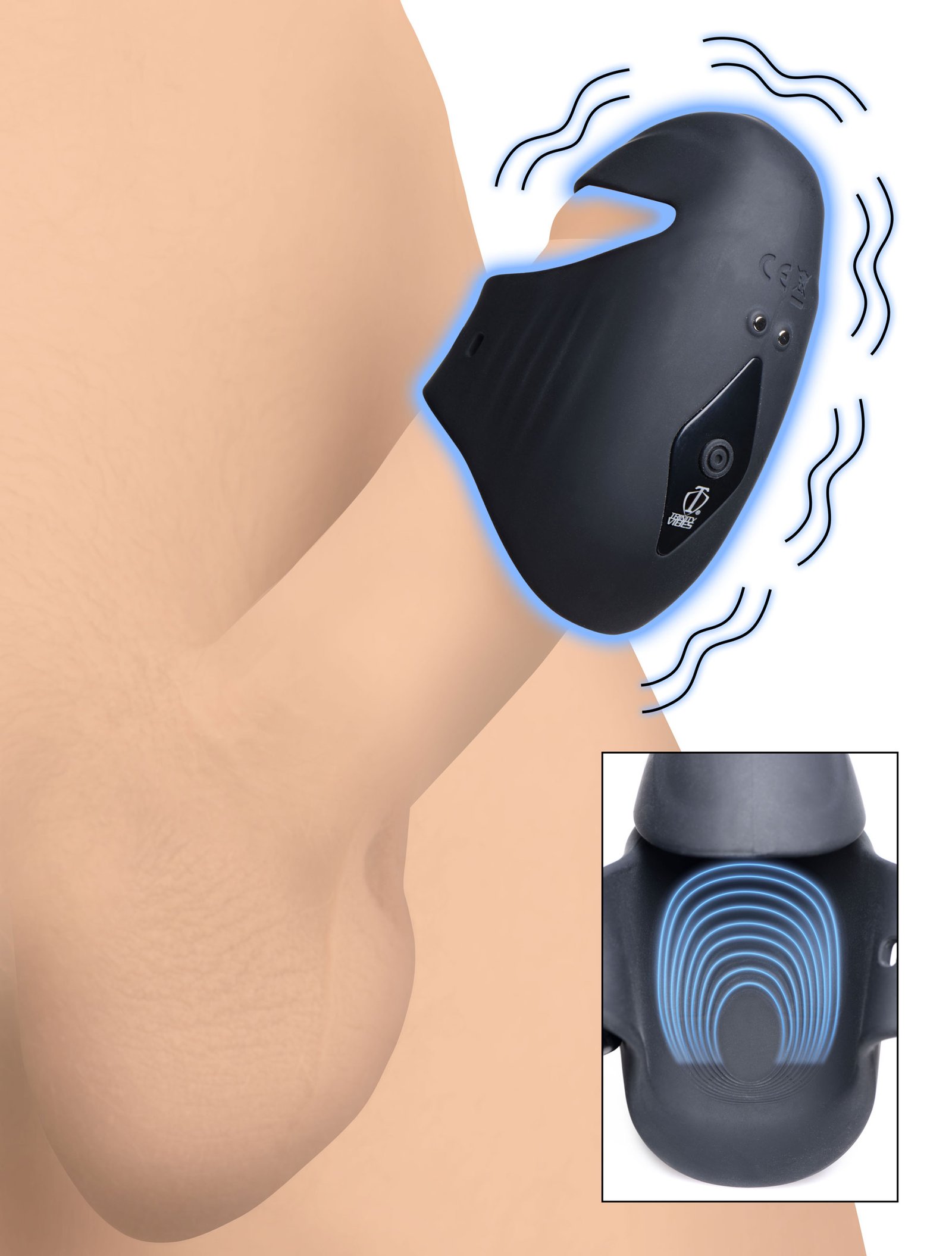ag742male-model-001d AG742 8X Vibrating Silicone Penis Head Stimulator