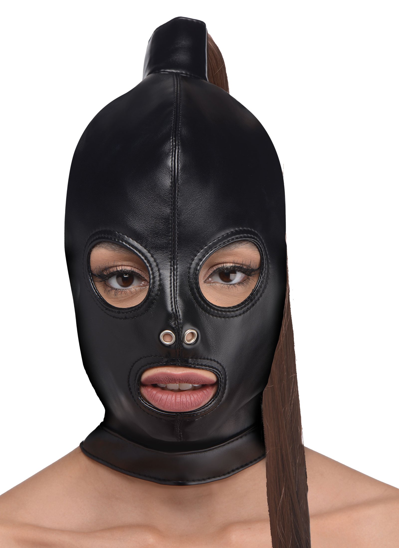 ag774-model-009-new AG774 Ponytail Bondage Hood