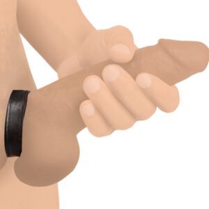 AG846 Leather and Velcro Cock Ring