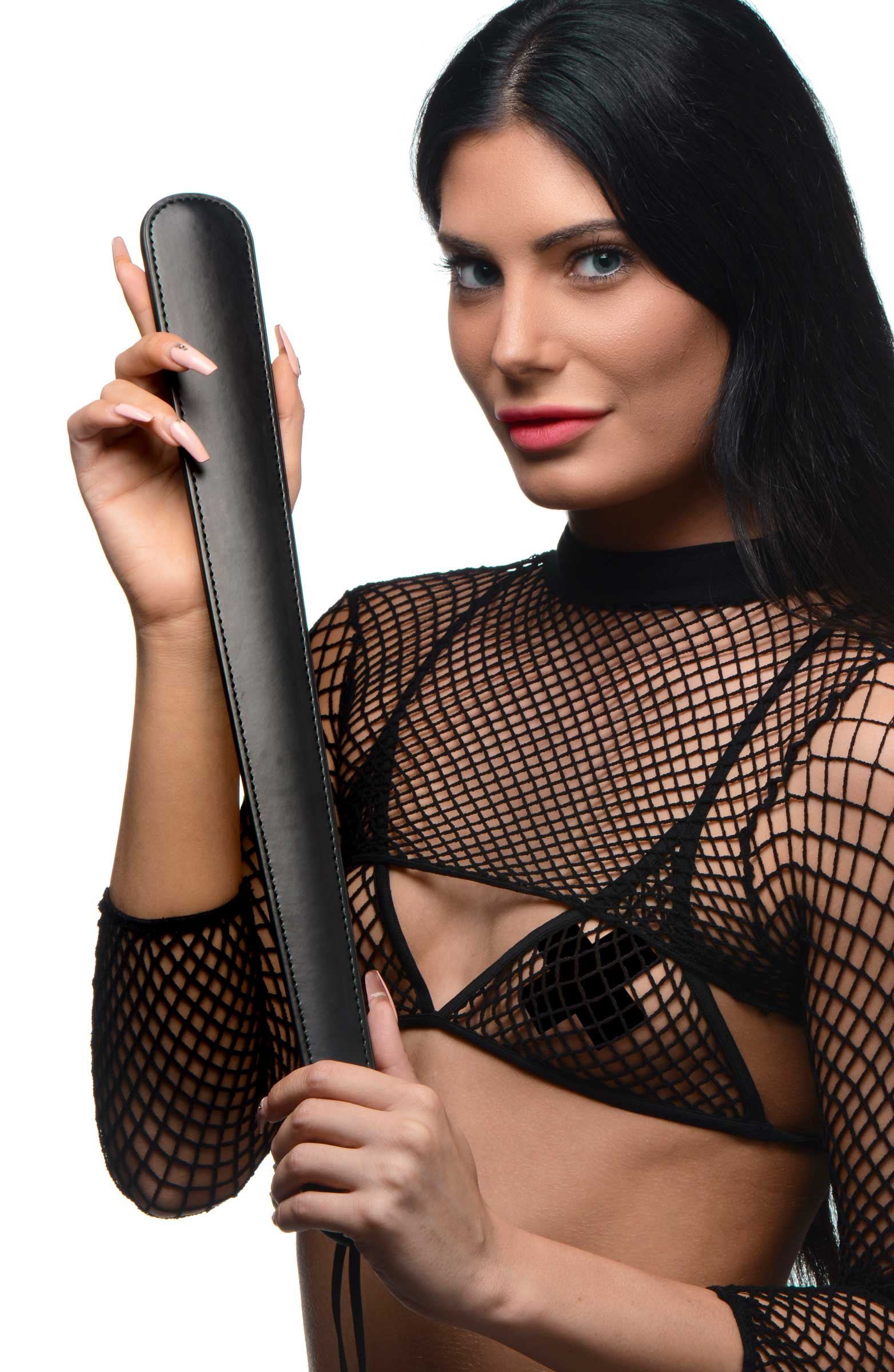 ag859-female-model-001b AG859 19 Inch Slapper Paddle