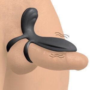 AG892 10X Silicone Vibrating Girth Enhancer with Remote Control