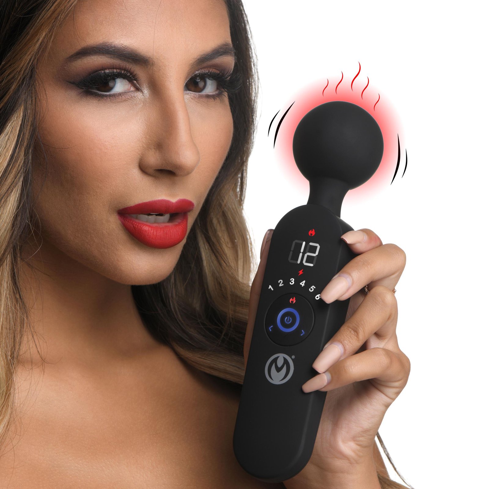 ag916-model-002b AG916 72X Silicone Heating Wand Massager