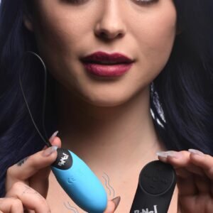 AG949 28X Grooved Silicone Vibrating Egg with Remote Control