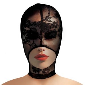 AH033 Lace Seduction Bondage Hood