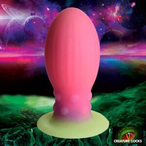 AH067-Large Xeno Egg Glow in the Dark Silicone Egg - Large