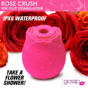 CN-04-0753-50 10X Rose Crush Silicone Clitoral Stimulator