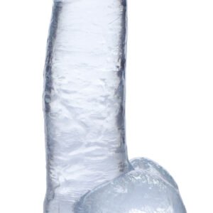 CN-09-0701-00 Jock C-Thru Dildo with Balls - 8 Inch