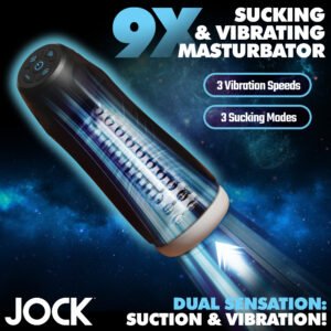 CN-09-0941-01 9X Sucking and Vibrating Masturbator