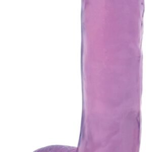 CN-14-0515-51 7 Inch Slim Stick with Balls Grape Ice Dildo