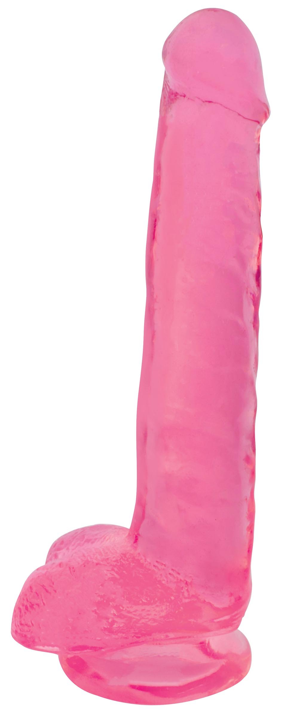 cn-14-0516-33-bulk-001 CN-14-0516-33 8 Inch Slim Stick with Balls Cherry Ice Dildo