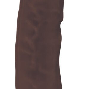 CN-19-0532-11 Silexpan Dark Hypoallergenic Silicone Dildo - 7 Inch