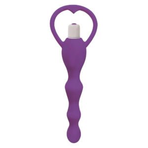 CN-04-0718-40 Rump Shaker 3X Vibrating Silicone Anal Plug - Purple