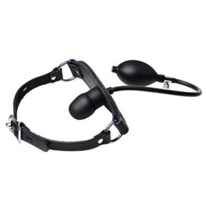 DU265 Silencer Inflatable Locking Silicone Penis Gag