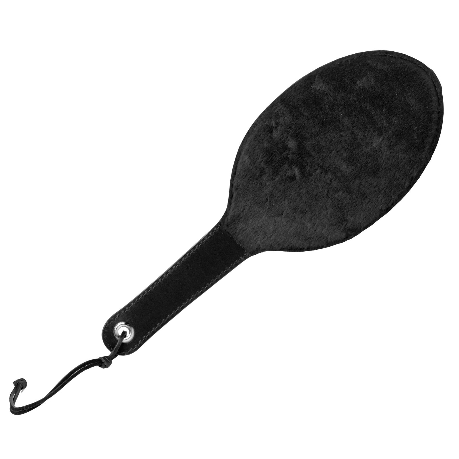 du800-bulk DU800 Strict Leather Round Fur Lined Paddle