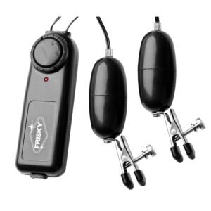 EC165 Vibe Me Vibrating Nipple Clamps with Variable Speeds