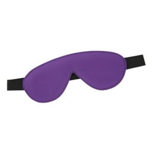 SL213 Blindfold Padded Leather - Purple and Black
