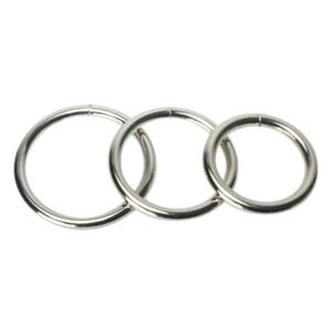 SP132 Trine Steel Ring Collection