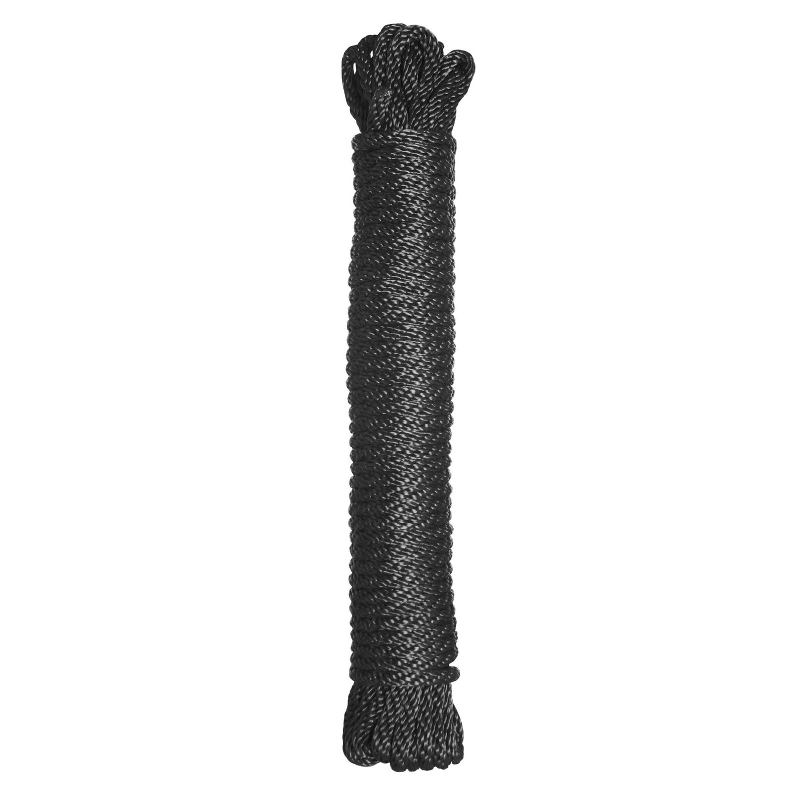 st005-50-nylon-bondage-rope-blk ST005-50 Premium Black Nylon Bondage Rope- 50 Feet