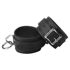 ST520-ANKLE Strict Leather Standard Locking Ankle Cuffs