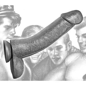 TF1763 Tom of Finland Kake Cock 12 Inch Silicone Dildo