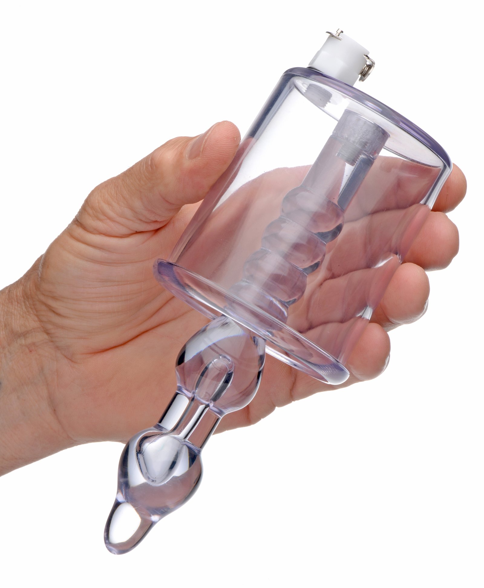 tf1858-bulk-hand TF1858 Anal Pump Cylinder with Stimulator Shaft