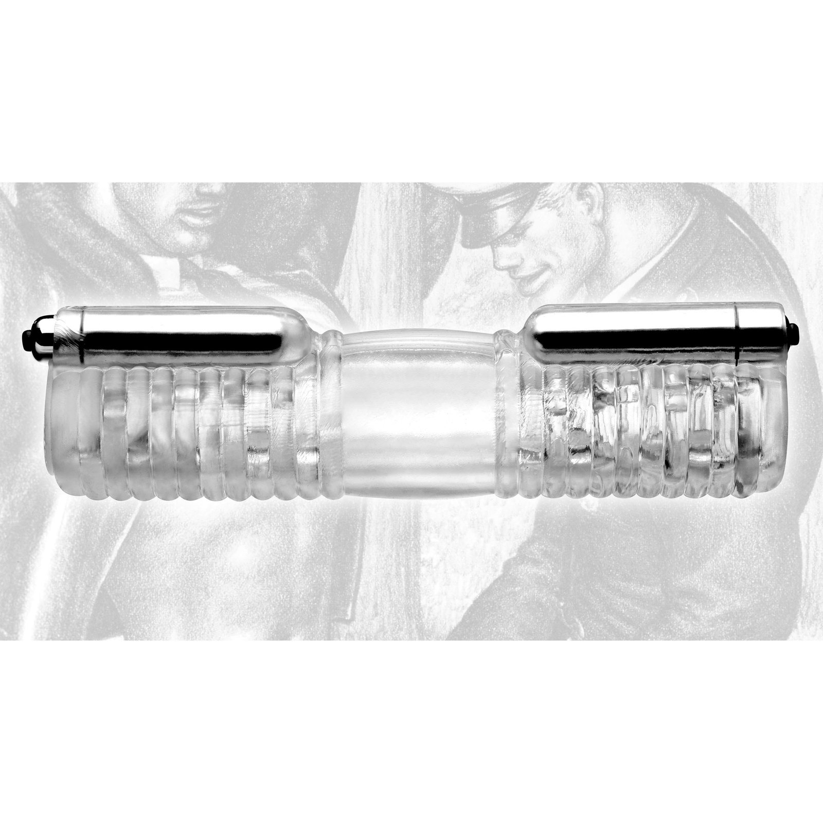 tf3910-bulk-overlay TF3910 Tom of Finland Head to Head Vibrating Sleeve
