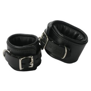 VF230-Wrist Strict Leather Padded Premium Locking Wrist Restraints