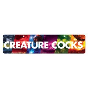 XR903-CreatureCocks Creature Cocks Display Sign