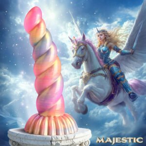 AH933 Aurora Unicorn Silicone Dildo
