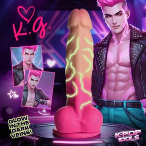 AI008 K.G. Silicone Dildo with Balls