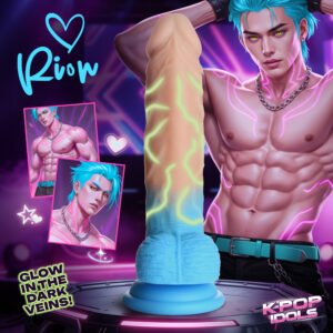 AI010 Rion Silicone Dildo with Balls