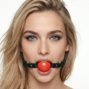 ST642-SMRD Red Silicone Ball Gag